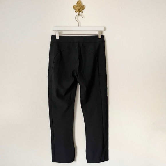 Athleta Black stretch ankle length active wear pants size 4 preowned - Picture 6 of 9